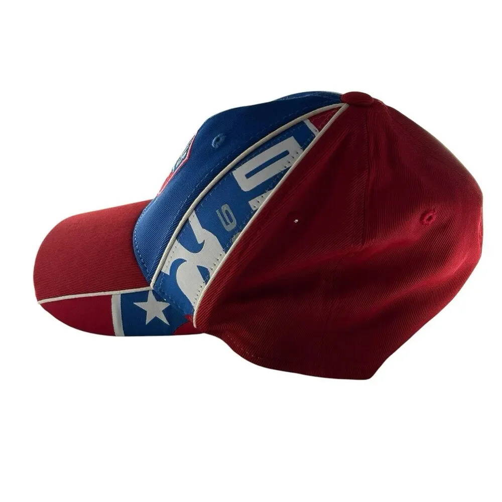 FC Dallas 96 MLS Adidas Small/Medium Adult Fitmax 70 Hat Cap‎ Blue/Red/White